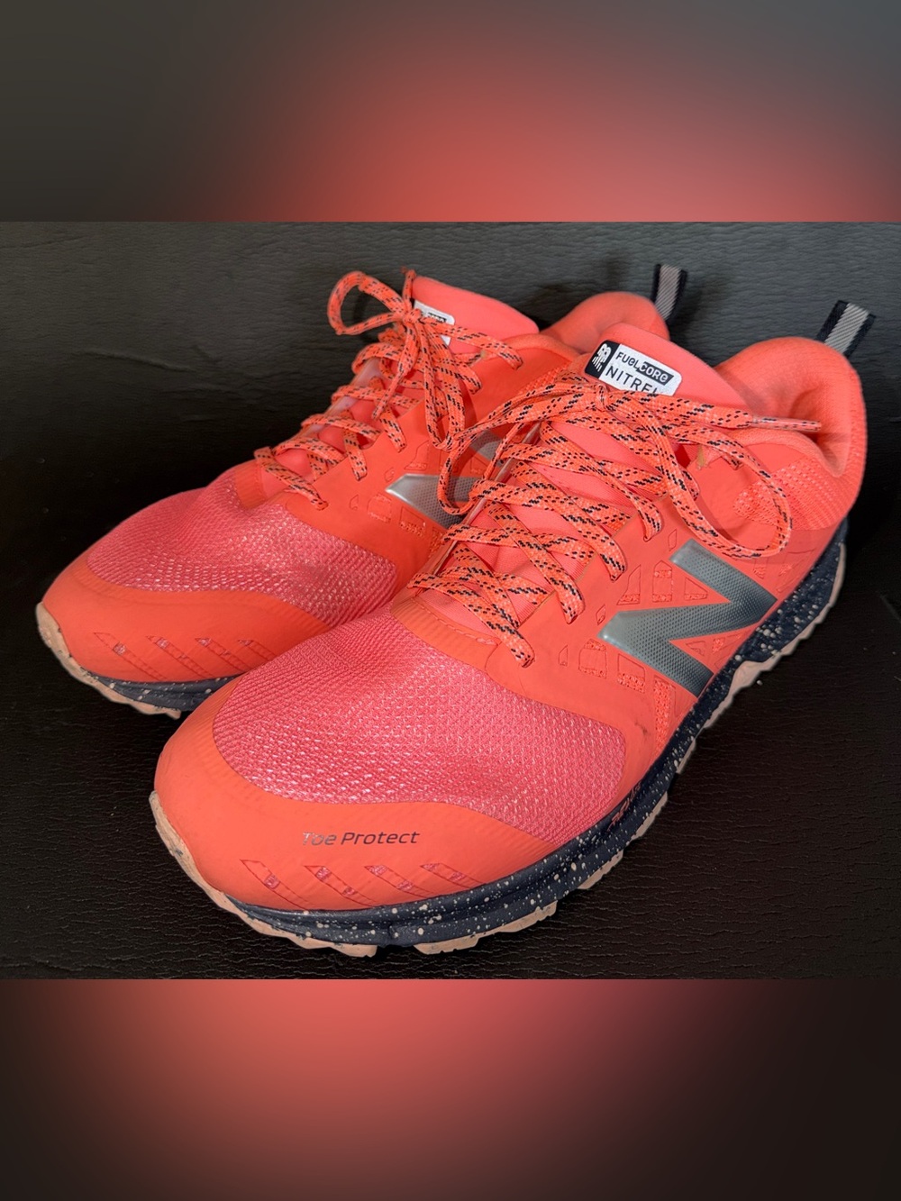 New Balance Trail Runners in Coral